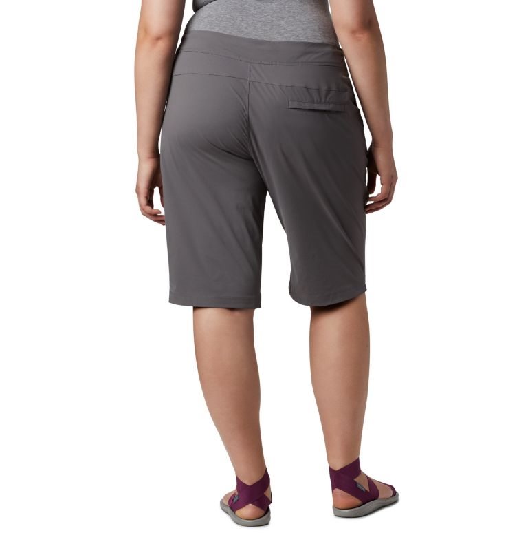 Women's Columbia Anytime Outdoor Long Shorts Dark Grey | Plus Size CA-KLA56